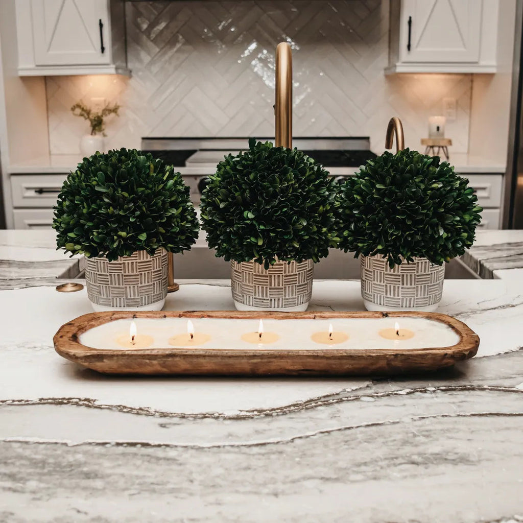 5-Wick Dough Bowl Soy Candle - By The Fire